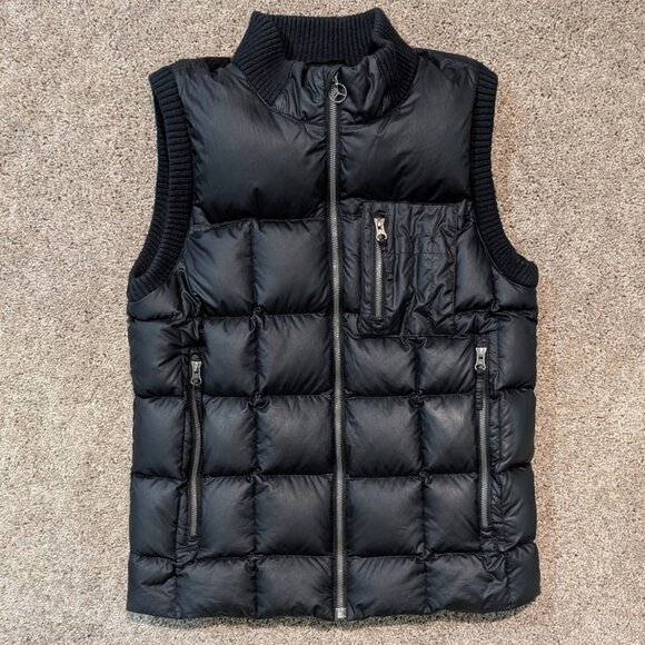 Share Jordan 550 Down Puffer Vest Men's Size Small Black - Picture 2 of 10